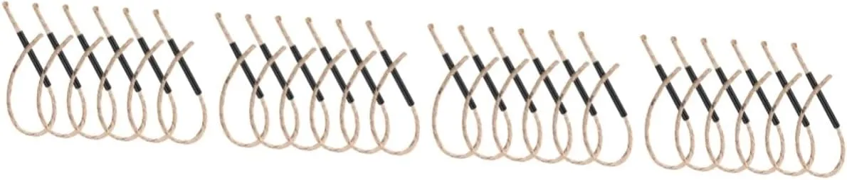 NOLITOY 24 Sets Outdoor Fire Starting Tool Camping Fire Starting Ropes Ropes Igniter Portable for Hiking Trekking