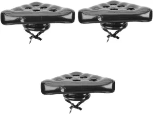 NOLITOY 3pcs Inflatable Triangle Hat Outdoor Indoor Game Inflatable Beer Pong Hat Floating Drink Holder Pool Pong Rack Inflatables Blow up Hat Outside Toys PVC Three-cornered Hat Pingpong