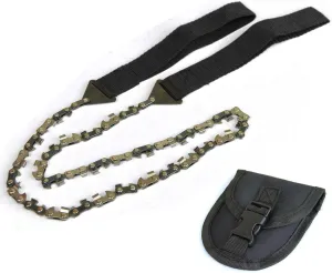 One Link One Blade 3X Faster Pocket Chainsaw, Double-Sided Survival Hand Chain Saw for Trees Cutting Hiking Camping