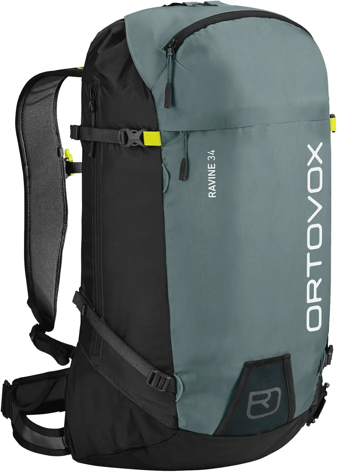 Ortovox Ravine 34L Backpack, Lightweight Freeride & High Alpine Ski Tour Pack for Alpine Tours & Backcountry, Men & Women - Arctic Grey