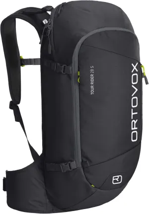 Ortovox Tour Rider 28L S Backpack, Freeride & Ski Pack for Shorter Backs, Long High Alpine Touring & Backcountry, Men & Women - Black Raven