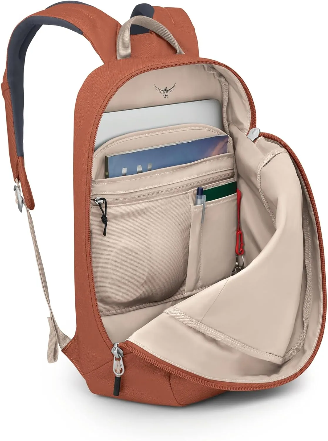 Osprey Arcane Large Day Commuter Backpack, Porcelain Orange Heather