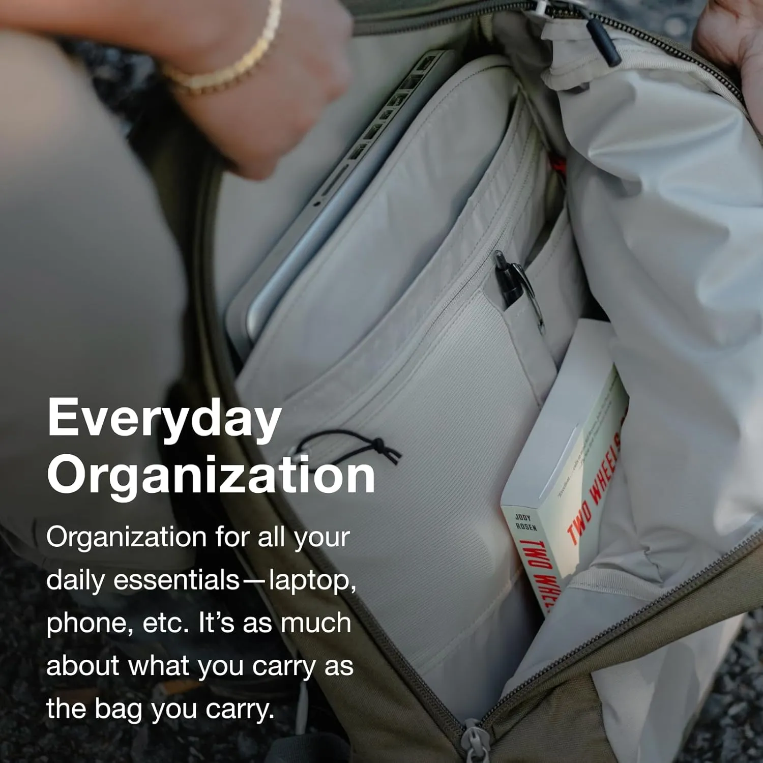 Osprey Arcane Large Day Commuter Backpack, Porcelain Orange Heather