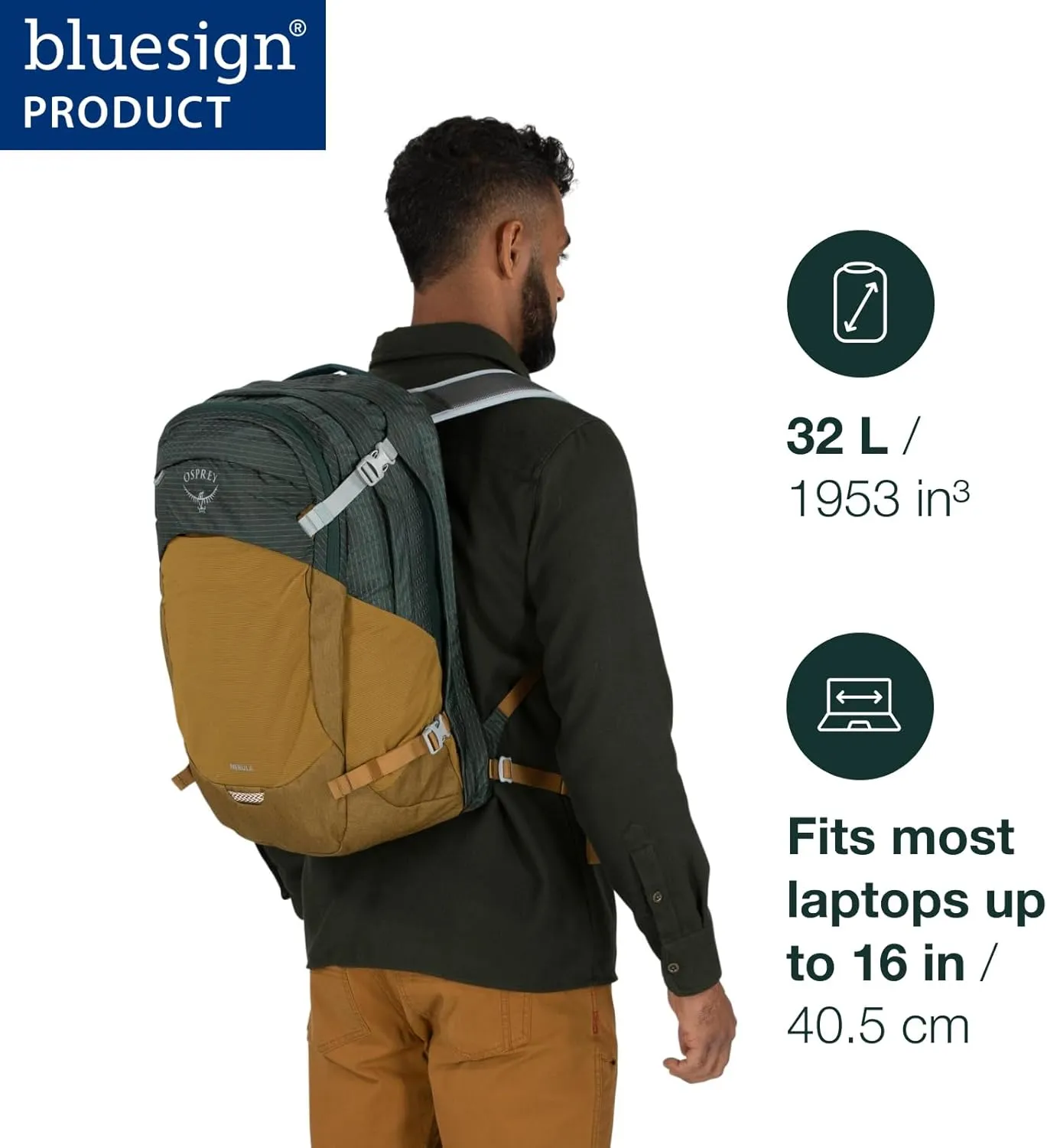 Osprey Nebula Commuter Backpack, Pashmina/Tan Concrete