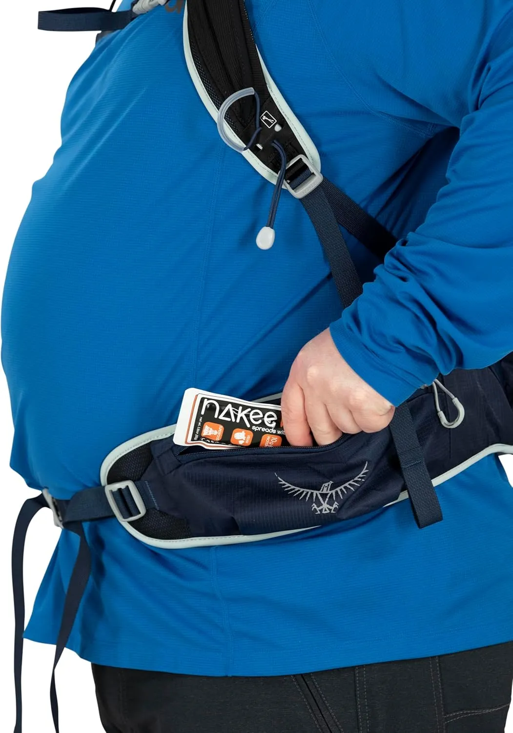 Osprey Talon 22L Men's Hiking Backpack with Hipbelt, Ceramic Blue, S/M, Extended Fit