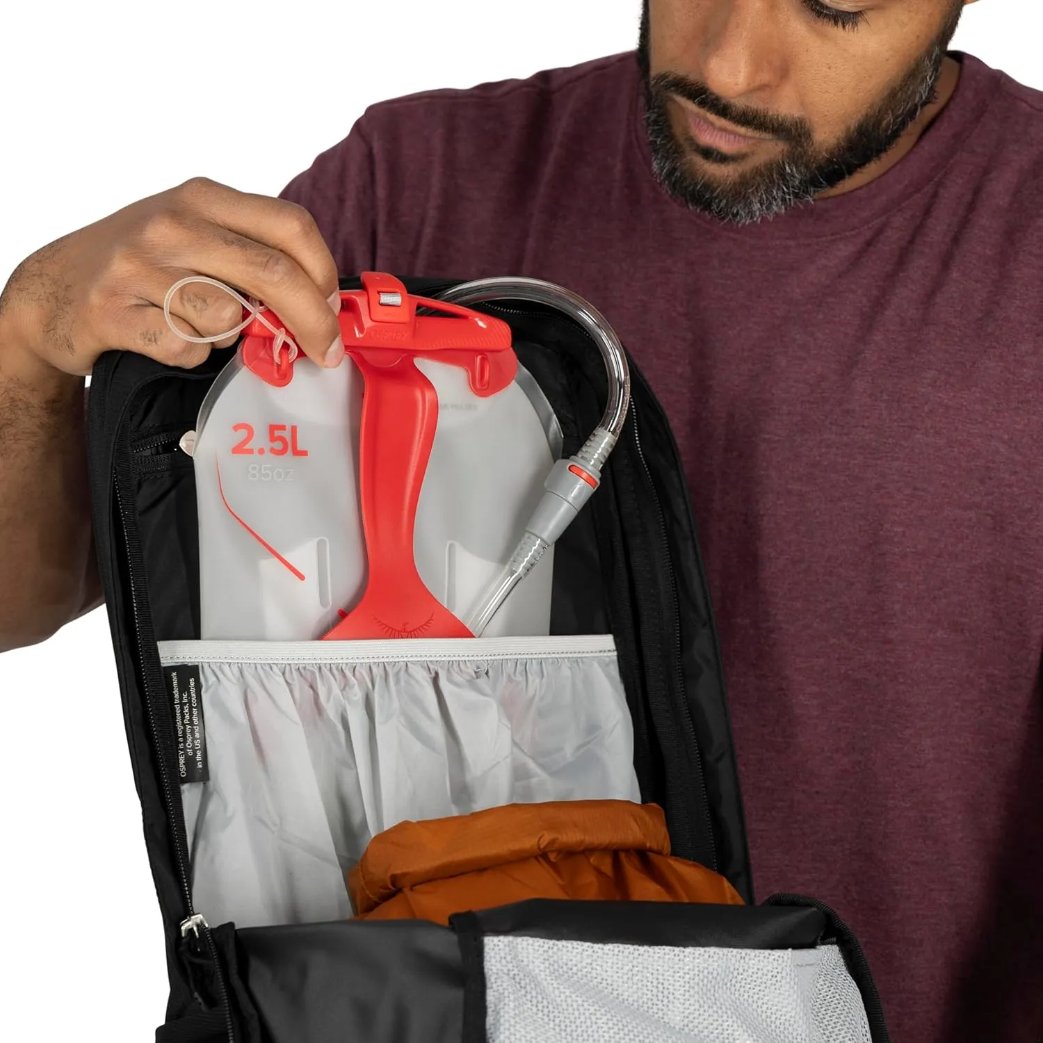 Osprey Talon 22L Men's Lightweight Hiking Backpack with Hipbelt, Black/Coal Grey