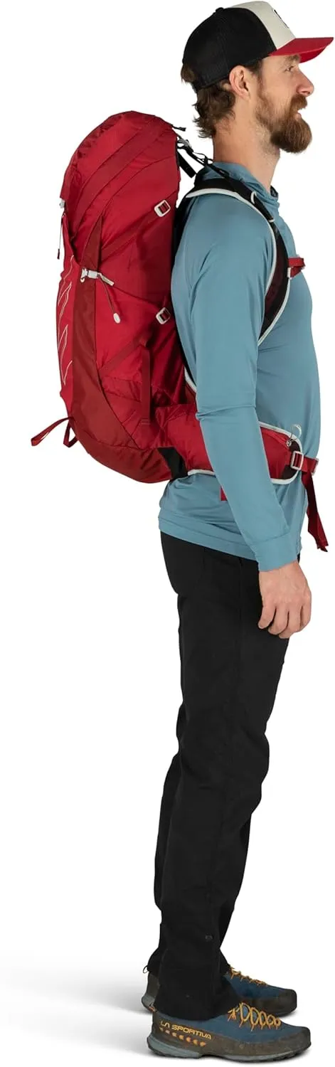 Osprey Talon 36L Men's Hiking Backpack with Hipbelt, Eclipse Grey, L/XL