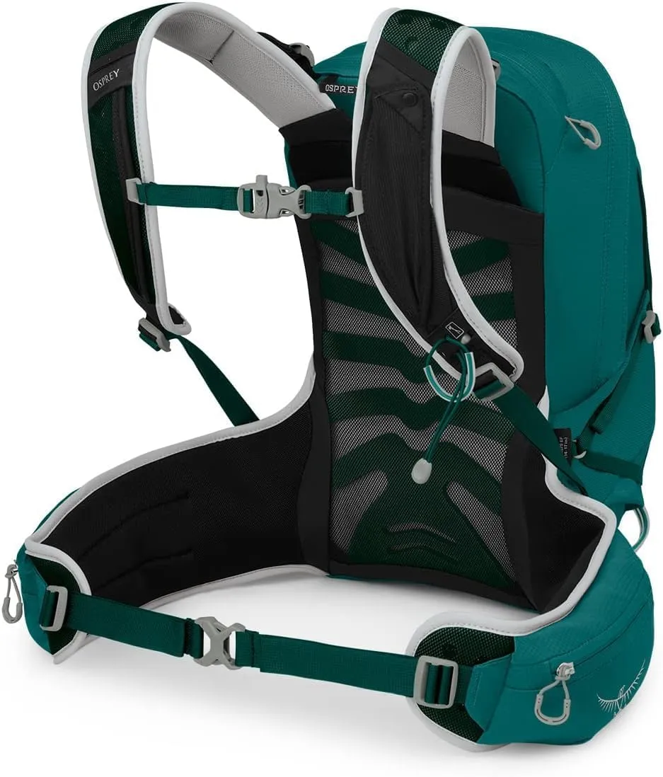 Osprey Tempest 20L Women's Hiking Backpack with Hipbelt, Jasper Green, WM/L, Extended Fit