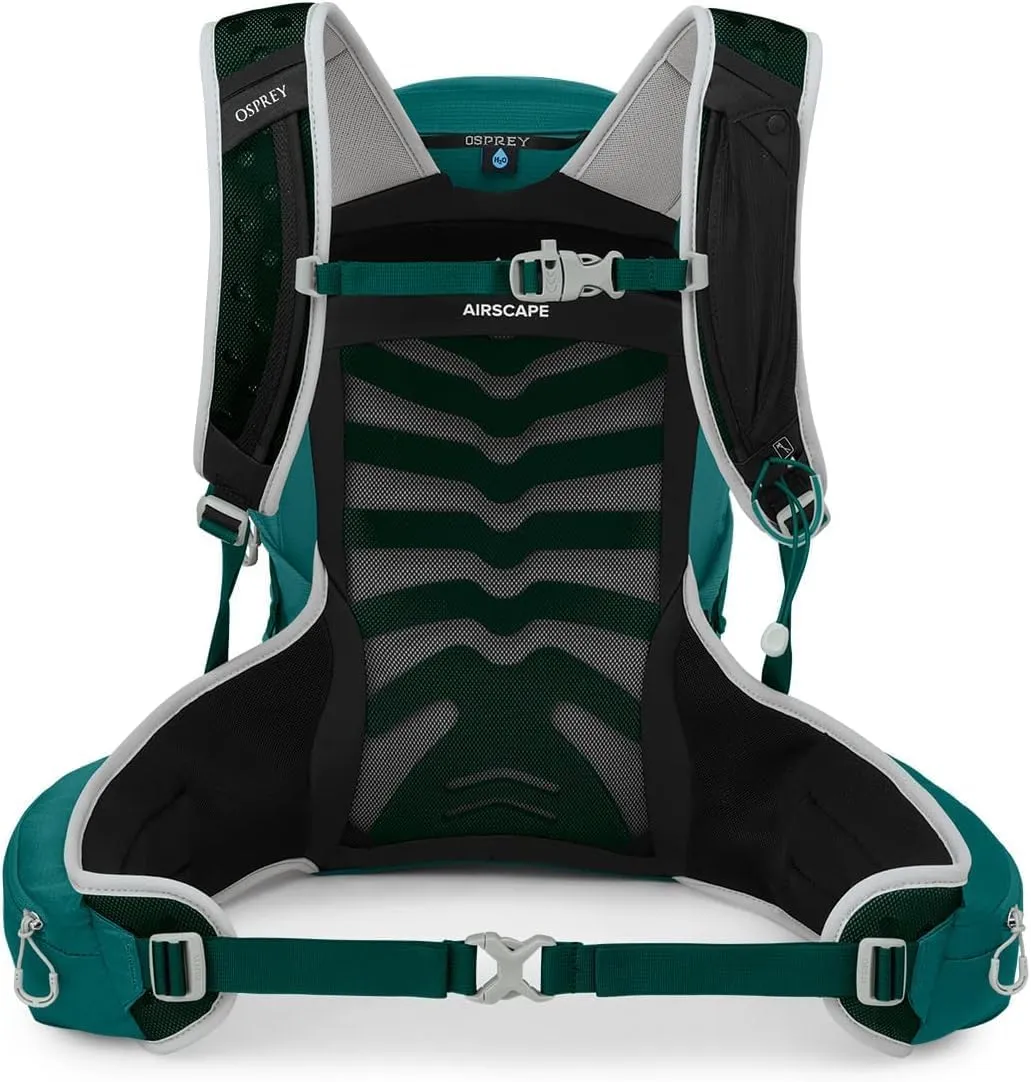Osprey Tempest 20L Women's Hiking Backpack with Hipbelt, Jasper Green, WM/L, Extended Fit