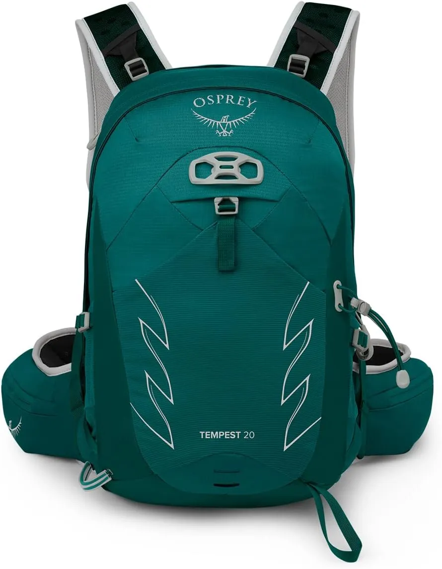 Osprey Tempest 20L Women's Hiking Backpack with Hipbelt, Jasper Green, WM/L, Extended Fit