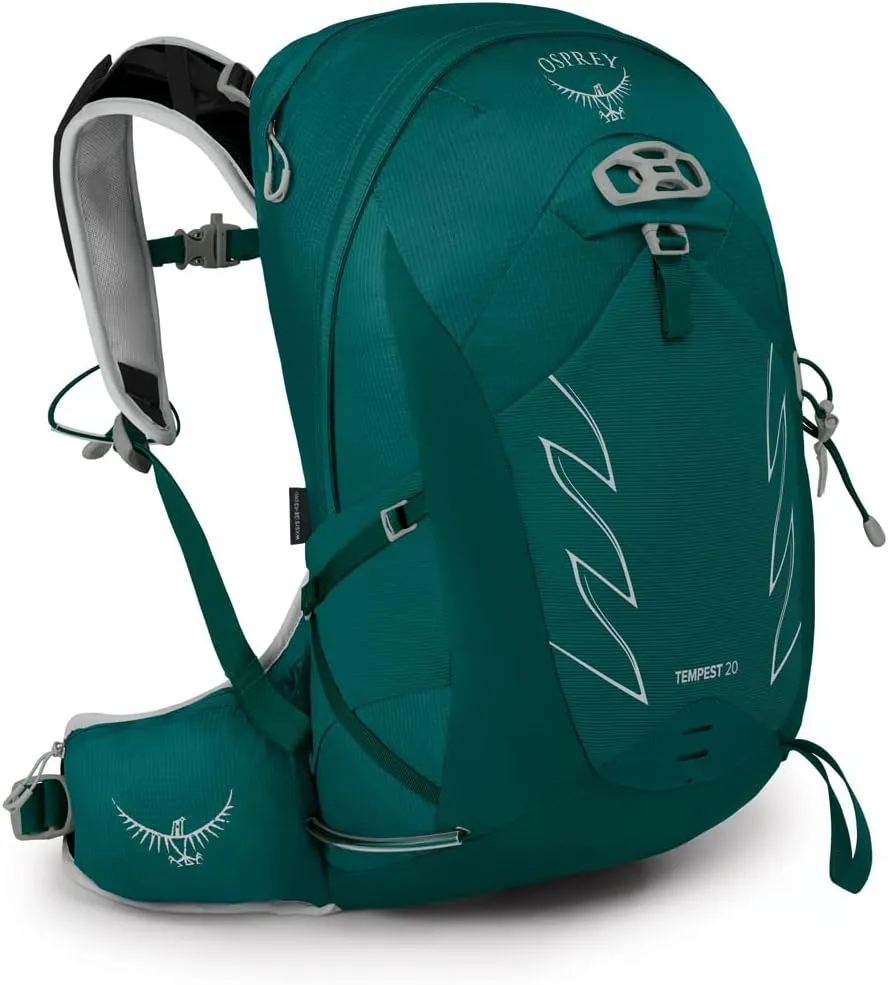 Osprey Tempest 20L Women's Hiking Backpack with Hipbelt, Jasper Green, WM/L