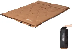 Outdoor Camping Mat Automatic Inflatable Double Picnic Mat Tent Mat Suitable for Family Beach Hiking Camping (Color : B, Size : 51.86×75.59in)