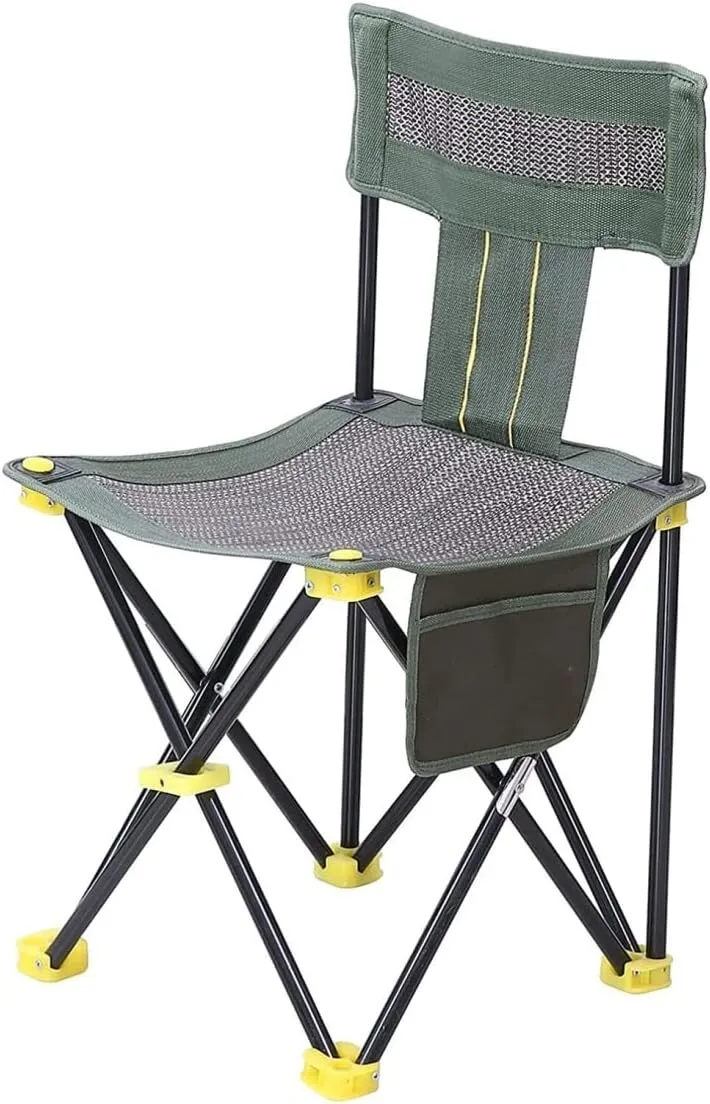 Outdoor Chair Folding Camping Chair Breathable Outdoor Mesh Chair Portable Beach Fishing Chair Folding Chair Stool With Side Pocket Portable Storage Camping Chair Foldable Chair ( Size : 33*33cm )