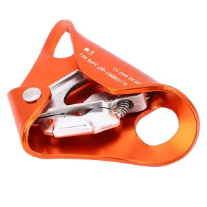Outdoor Chest Ascender Safety Protector Equipment for Rock Climbing Mountaineering Climbing Ascender Fall Protection Belay Device Climbing Rope Grab
