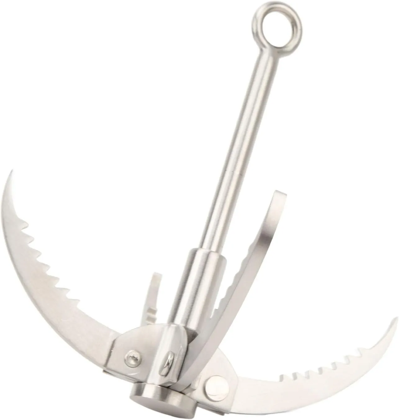 Outdoor Climbing Survival Grappling Hook Stainless Steel Folding Large 4 Claw Tool Mountaineering and Rock Climbing Tools