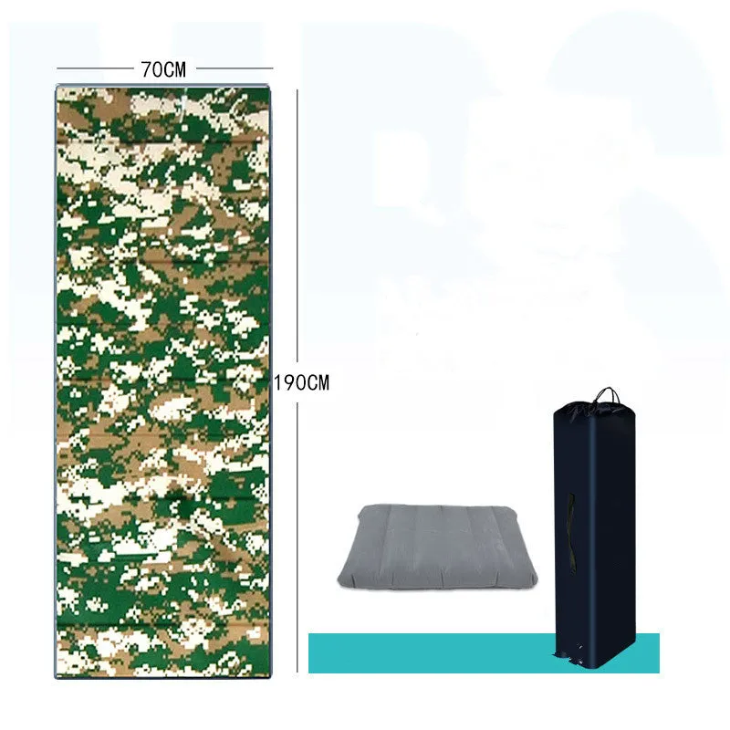 Outdoor folding moisture-proof mat, office camping rest mat, floor mat   inflatable pillow, thickness 1.5cm, weight 0.8kg