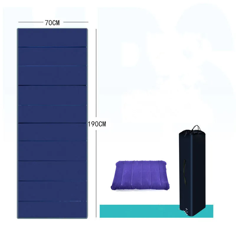 Outdoor folding moisture-proof mat, office camping rest mat, floor mat   inflatable pillow, thickness 1.5cm, weight 0.8kg