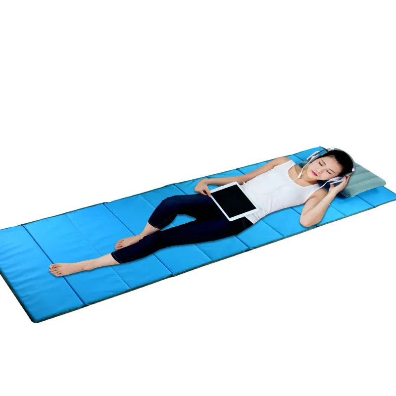 Outdoor folding moisture-proof mat, office camping rest mat, floor mat   inflatable pillow, thickness 1.5cm, weight 0.8kg