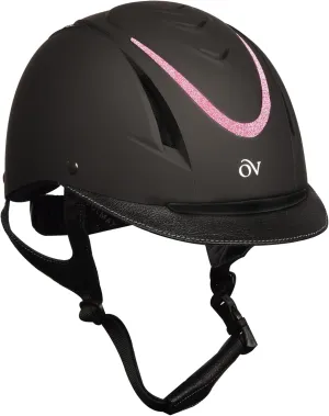 Ovation Z-6 Glitz 2.0 Helmet (Glitter Pink, XX-Small/X-Small)