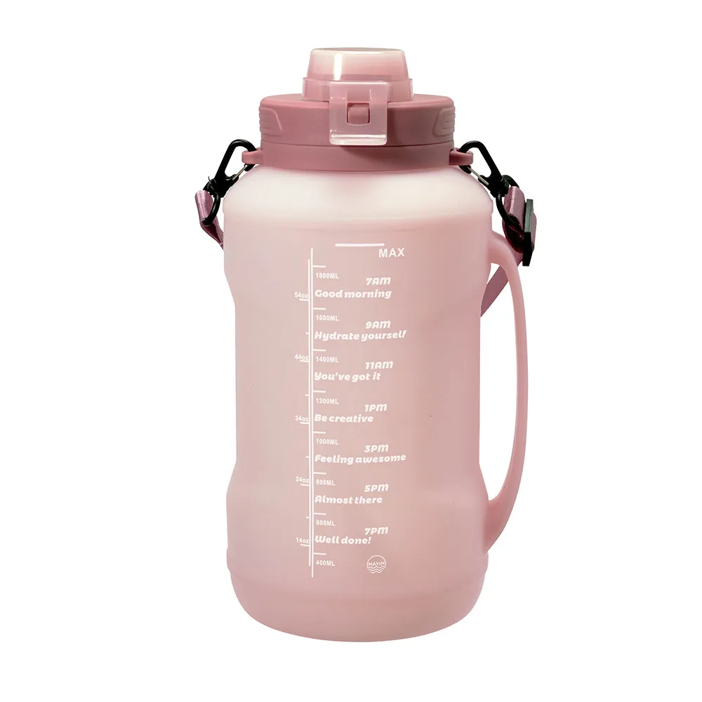 OVERSIZE SILICONE COLLAPSIBLE BOTTLE - MAUVE