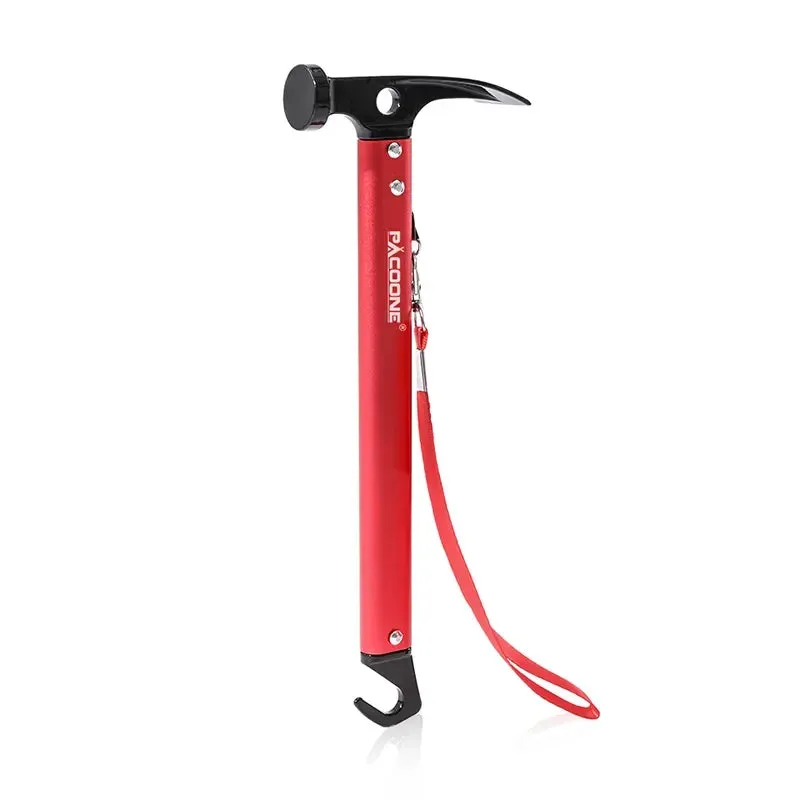 PACOONE Outdoor Survival Hammer Aluminium Alloy Multi-tool