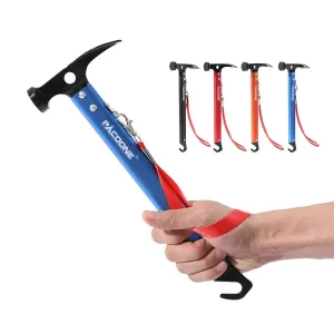 PACOONE Outdoor Survival Hammer Aluminium Alloy Multi-tool