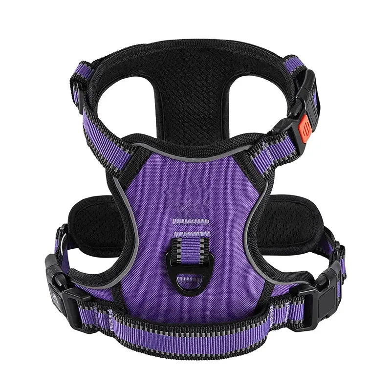 Padded No Pull Reflective Dog Harness