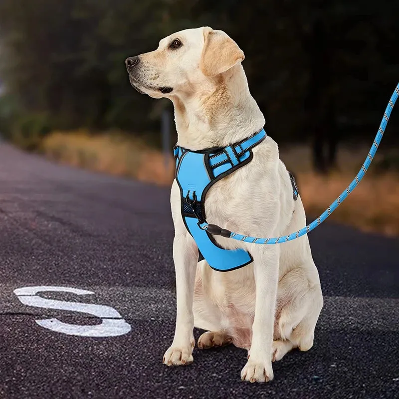 Padded No Pull Reflective Dog Harness