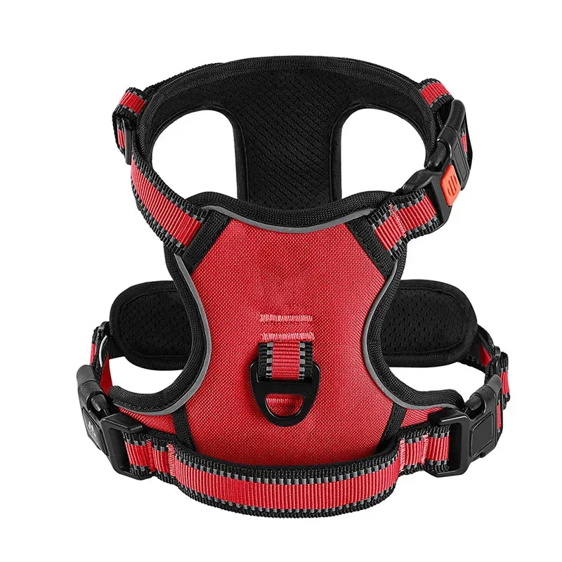 Padded No Pull Reflective Dog Harness