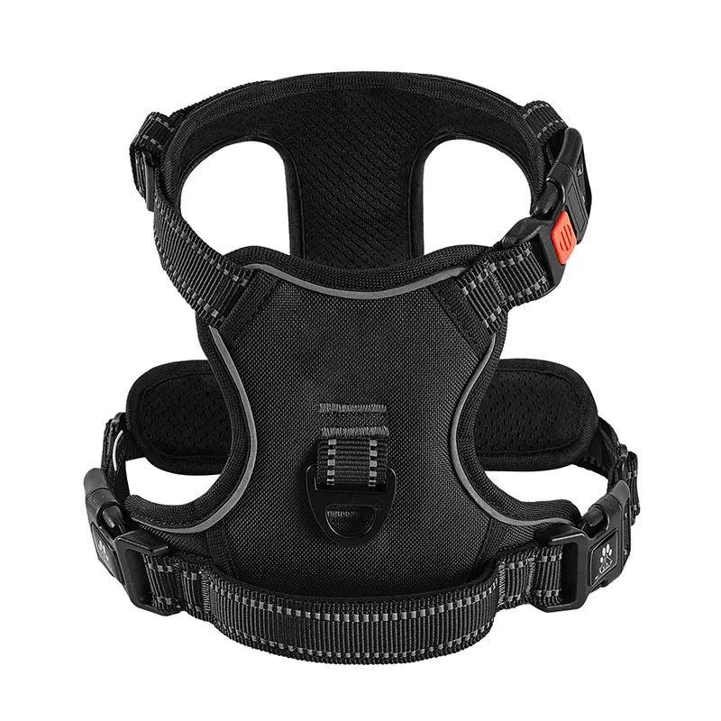 Padded No Pull Reflective Dog Harness