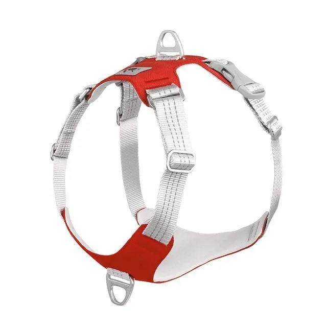 Padded Reflective Nylon Dog Harness
