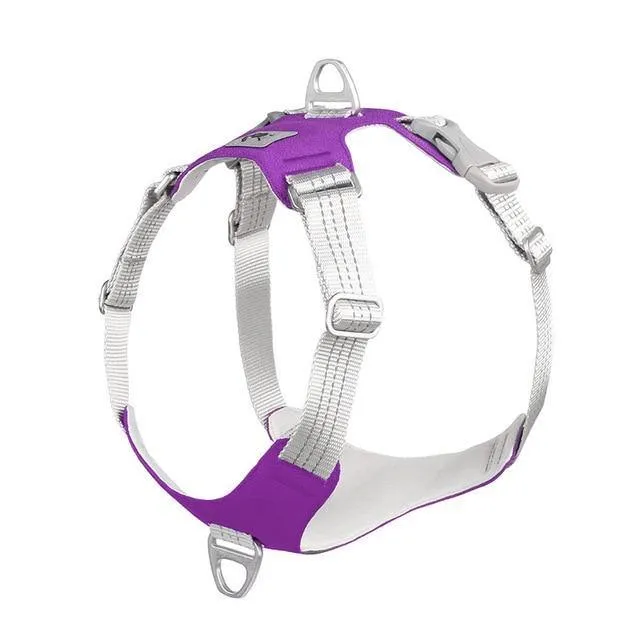 Padded Reflective Nylon Dog Harness