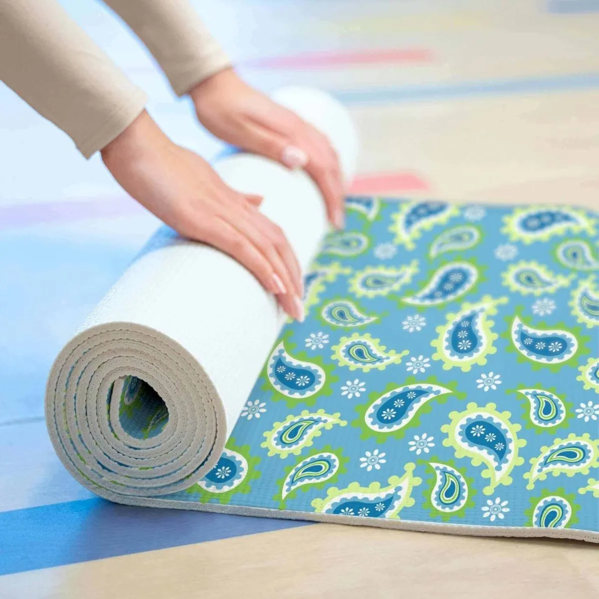 Paisley Comfort Yoga Mat