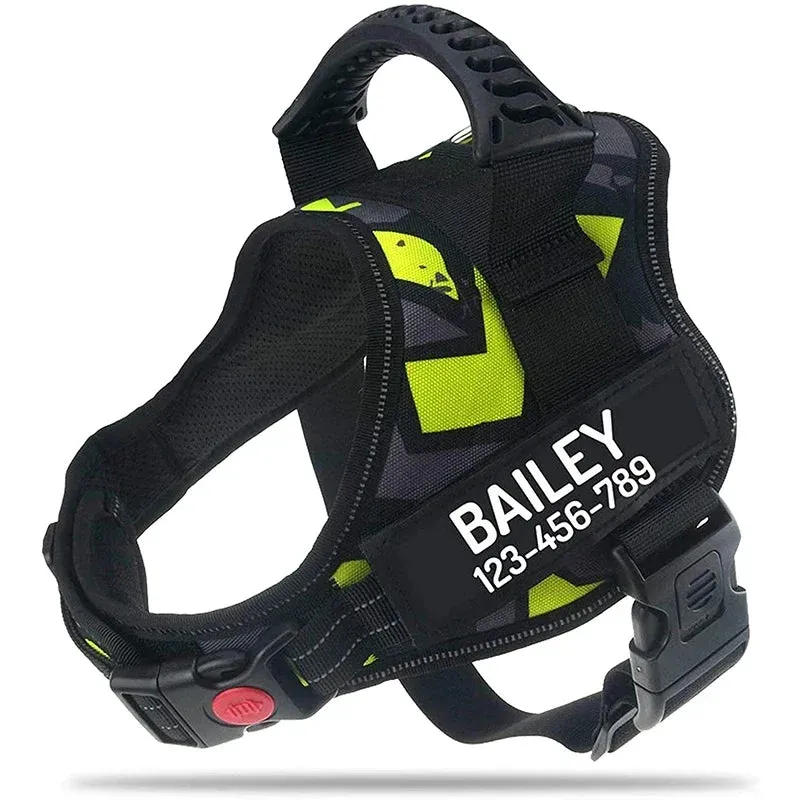 Personalized Heavy Duty No Pull Dog Harness
