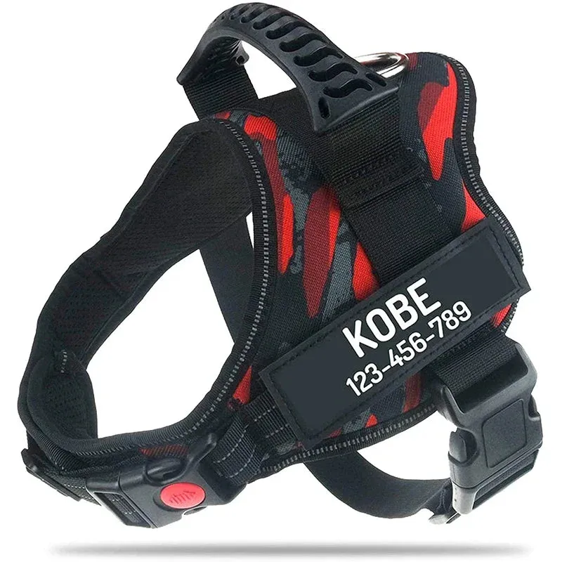 Personalized Heavy Duty No Pull Dog Harness