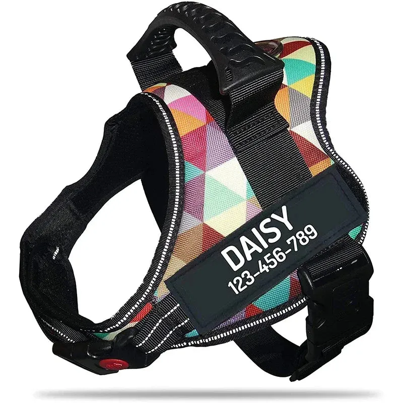 Personalized Heavy Duty No Pull Dog Harness