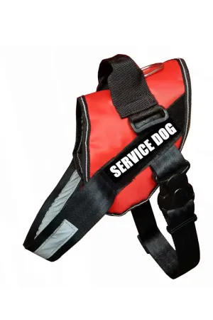Petshop7 Service Dog Safety Harness (Red , X-Large)