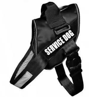 Petshop7 Service Dog Safety Harness (Small, Black)