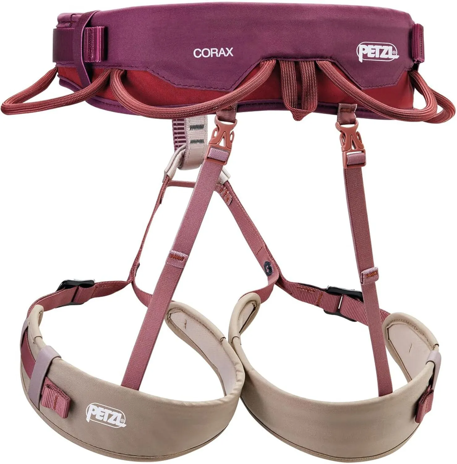 PETZL CORAX Harness - Versatile and Fully Adjustable Rock Climbing, Ice Climbing and Mountaineering Harness