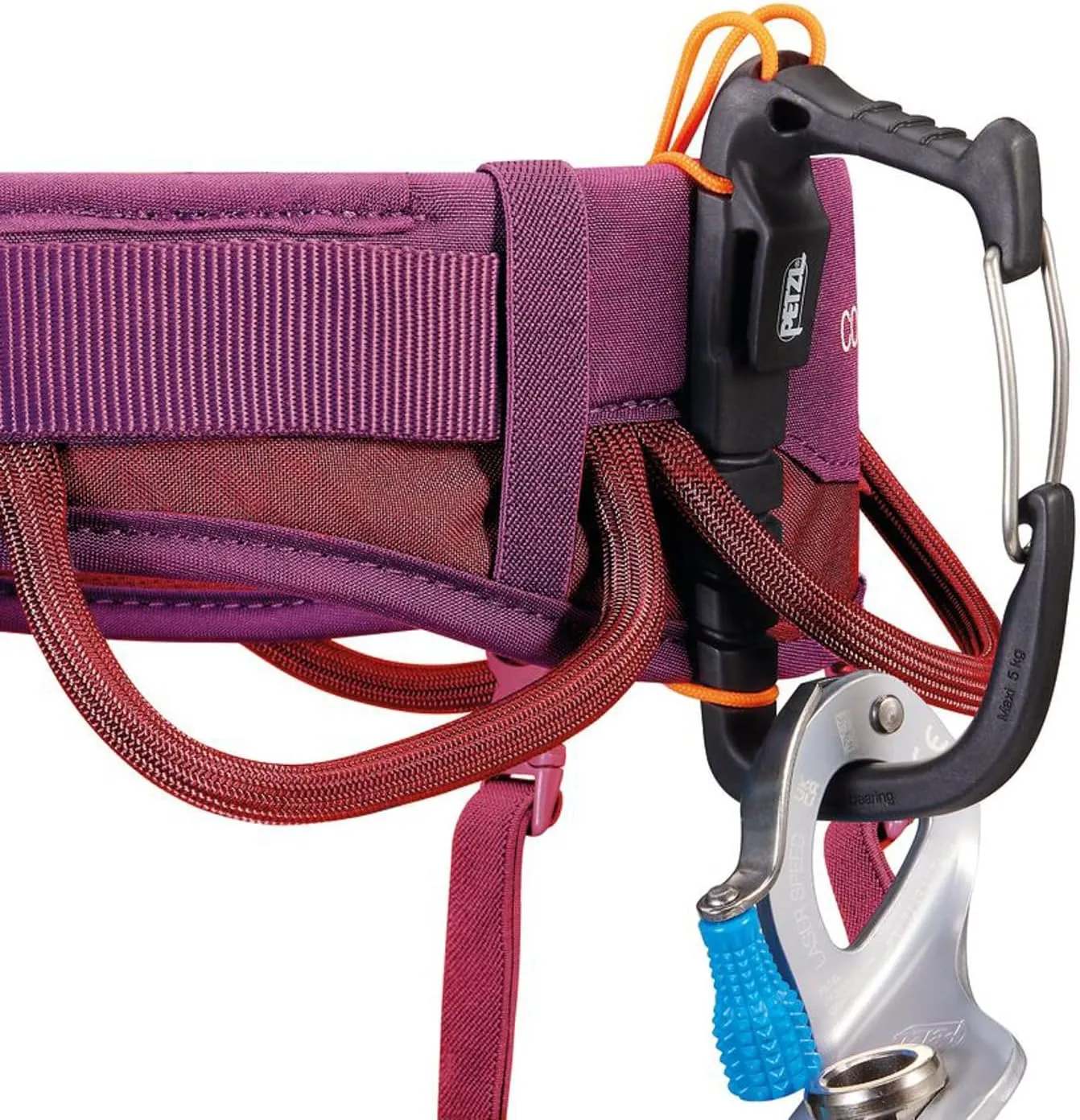 PETZL CORAX Harness - Versatile and Fully Adjustable Rock Climbing, Ice Climbing and Mountaineering Harness