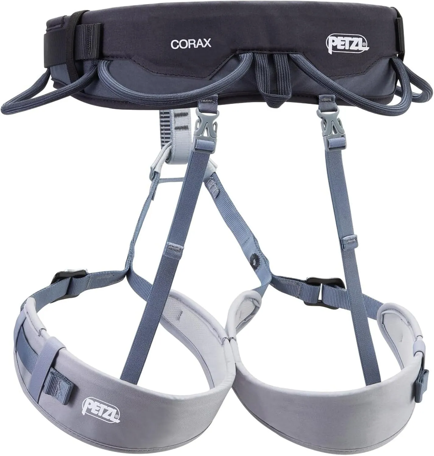 PETZL CORAX Harness - Versatile and Fully Adjustable Rock Climbing, Ice Climbing and Mountaineering Harness