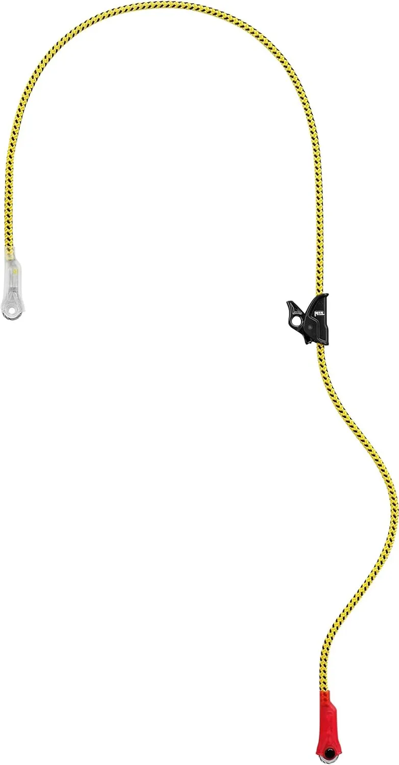 PETZL - MICROFLIP, Reinforced Adjustable Positioning Lanyard for Tree Care, 4 m