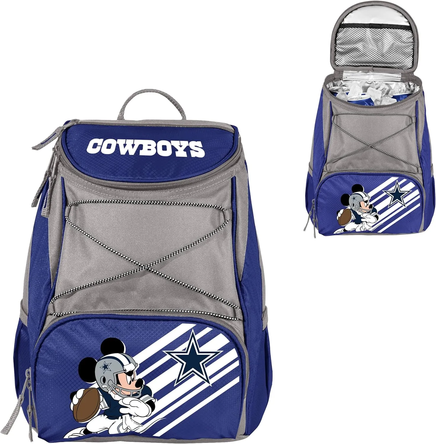 PICNIC TIME Blue Dallas Cowboys NFL Disney Backpack Cooler