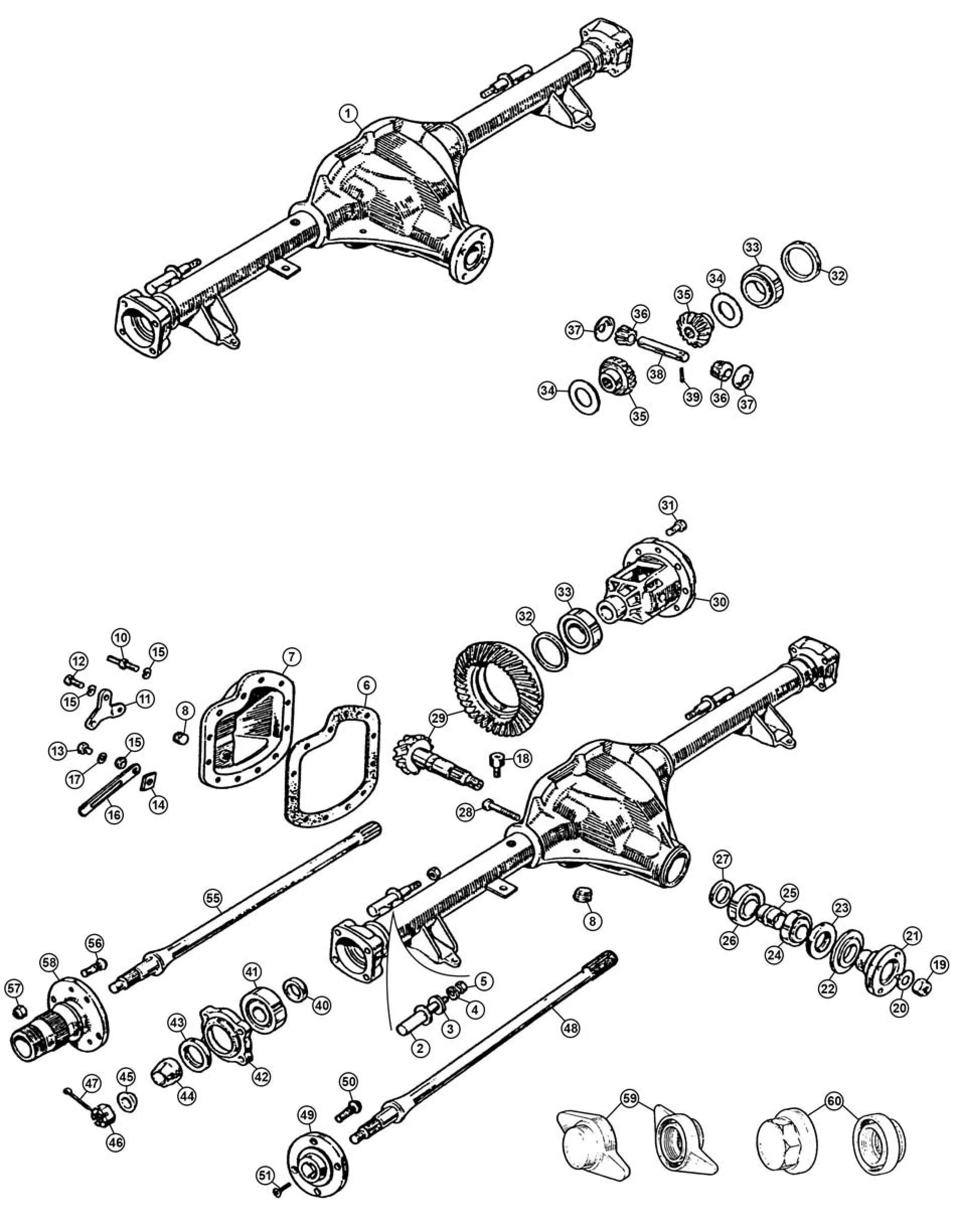 PINION PIN TUBEAXLE