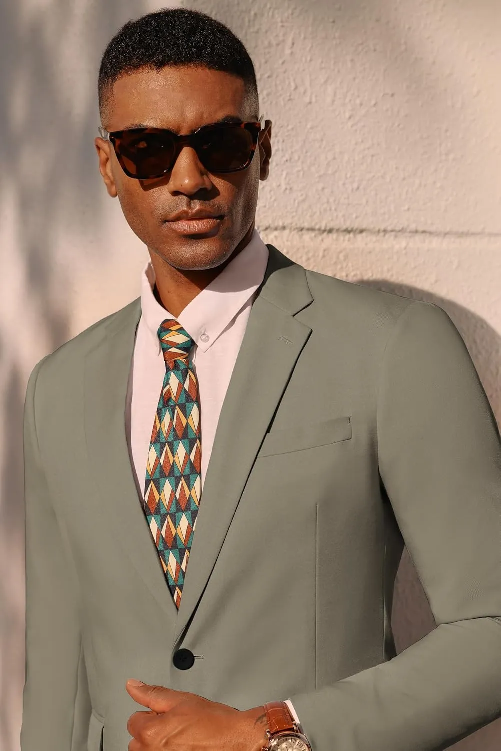 PJ PAUL JONES Men's Lightweight Sport Coat Casual One Button Blazer Breathable Sportcoat