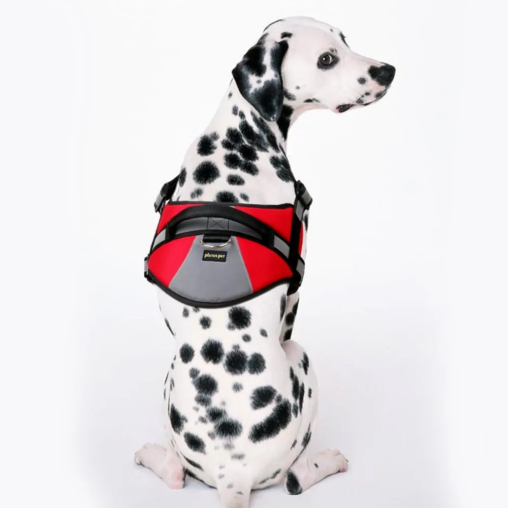 Plutus Pet Emotional Support Dog Vest, No Pull Dog Vest Harness with Easy Control Handle, Reflective Breathable Soft Padded and Adjustable, for Small Medium Large Dogs