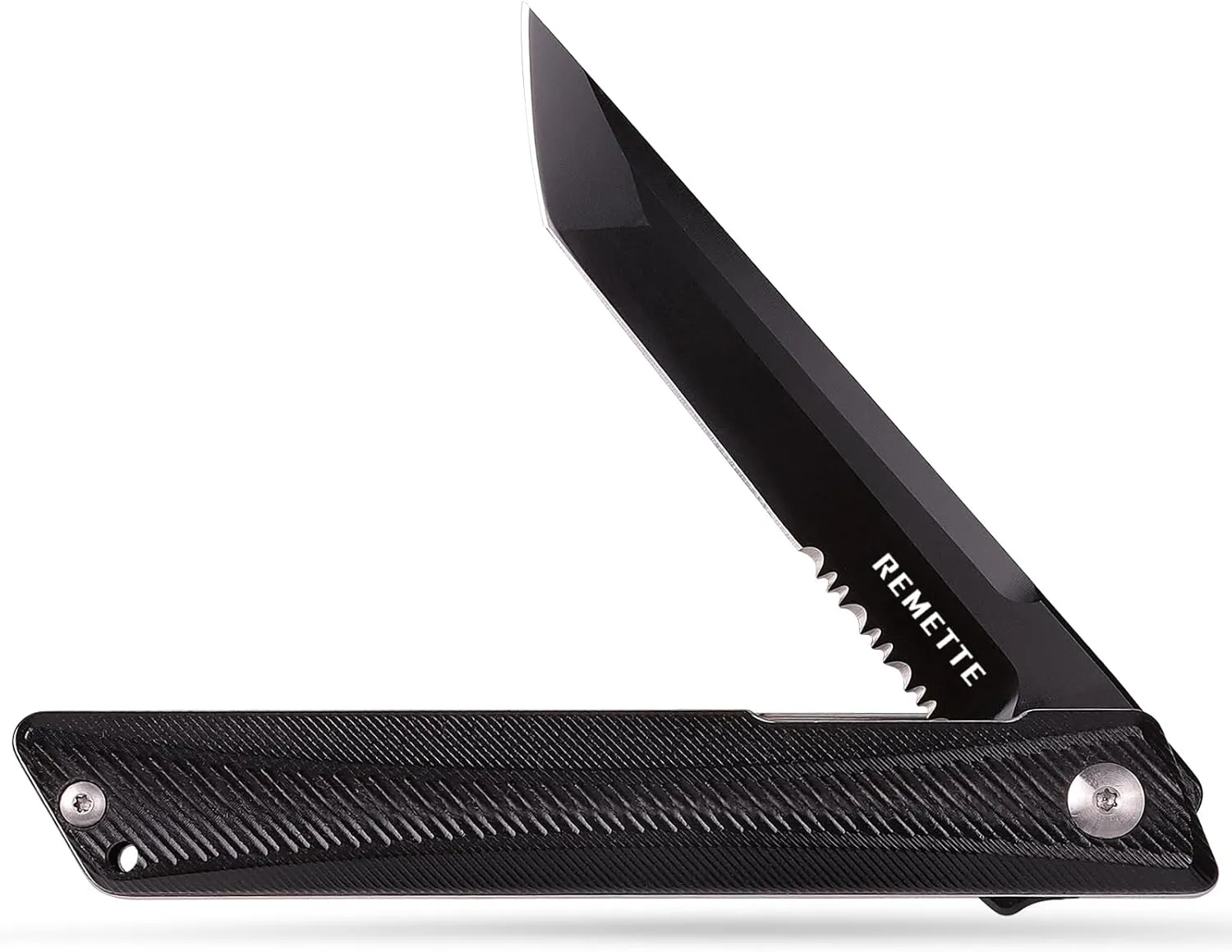 Pocket Knife GD22K, Flipper Open D2 Steel Tanto Folding knife with Durable G10 Handle,Men Women Everyday Carry EDC Knife,Sharp Camping Hiking Daily Work Knives