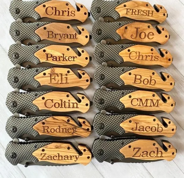 Pocket Knife with Custom Engraving