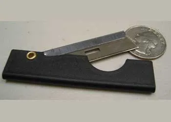 Pocket Straight Razor Survival Tool ~