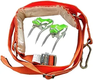 Pole Climbing Spikes Non- Tree Climbing Spurs Tree Climbing Tool Kit for Hunting Observation Picking Coconut